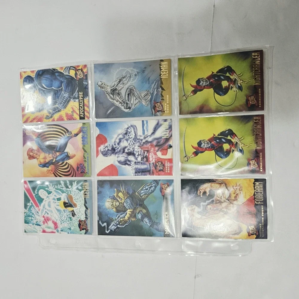 Marvel + DC Card Collection Lot Marvel Masterpieces, X-Men, Batman,